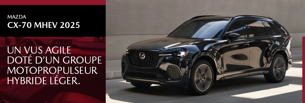 Mazda CX-70 MHEV 2025 : luxe et performance hybride